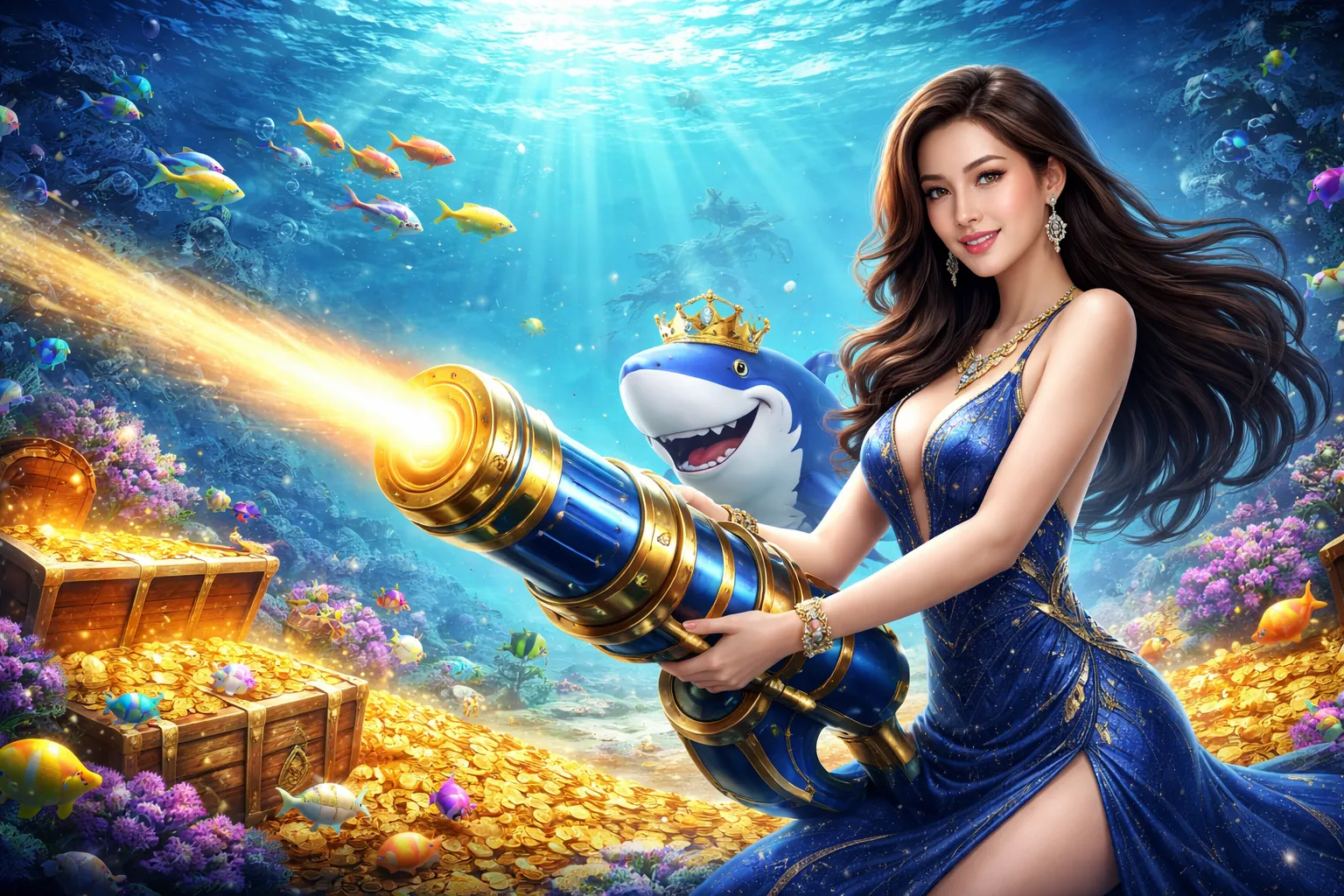 Người chơi vui vẻ trải nghiệm Bắn Cá tại Roobet Casino với tiền thưởng hấp dẫn